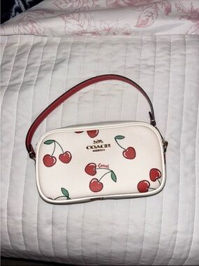 Coach White Cherry Bag